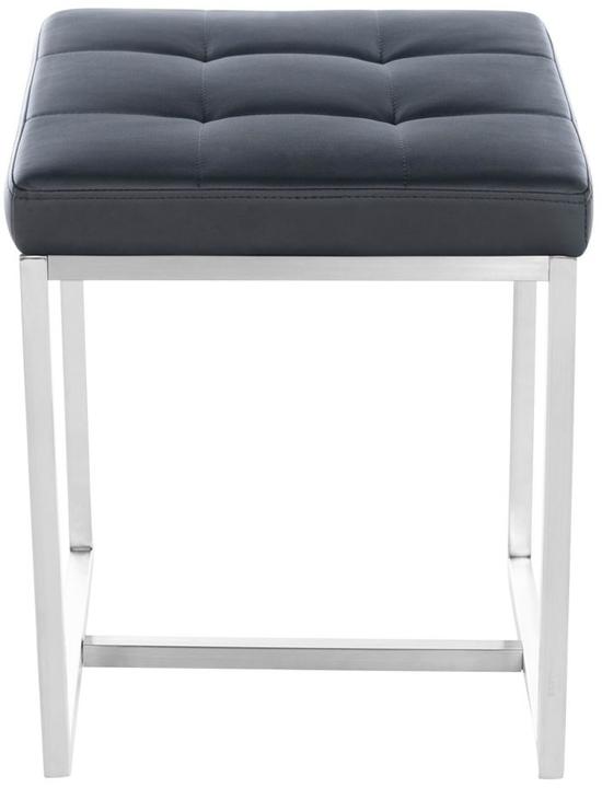 Produktbild Swisshandel24 2er Set Sitzhocker Barci, schwarz