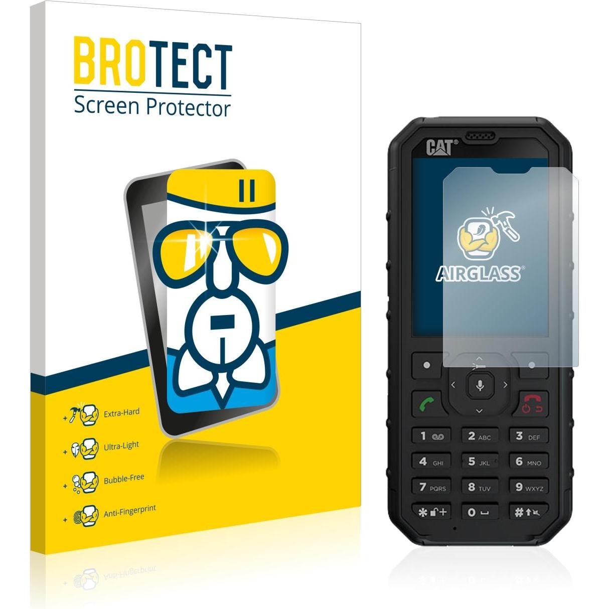BROTECT AirGlass Panzerglasfolie (1 Stück, CAT B35), Smartphone Schutzfolie, Transparent