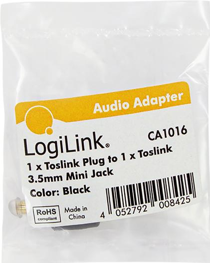 Produktbild LogiLink Toslink Adapter (Klinkenadapter)