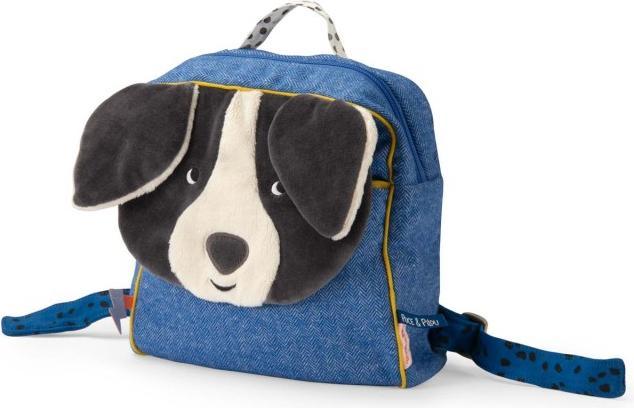 Produktbild Moulin Roty Rucksack Hund blau, Puce & Pilou
