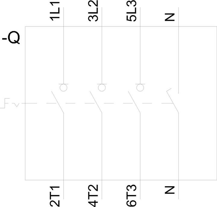 Produktbild Siemens Lasttrennschalter 4-polig