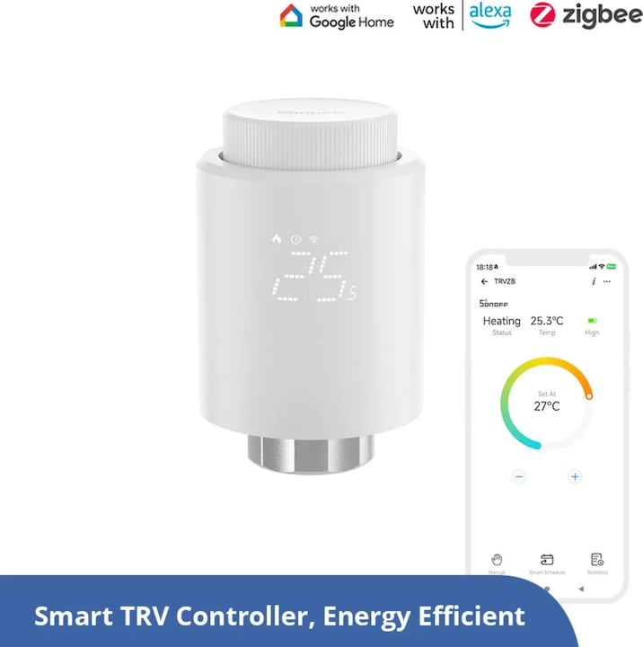 Actual product image Sonoff Smart thermostat radiator Zigbee