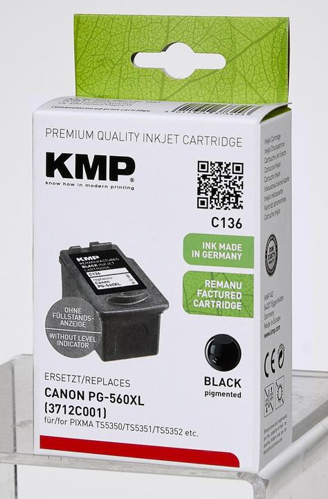 Produktbild KMP Tinte ersetzt PG560XL (3712C001) (BK)