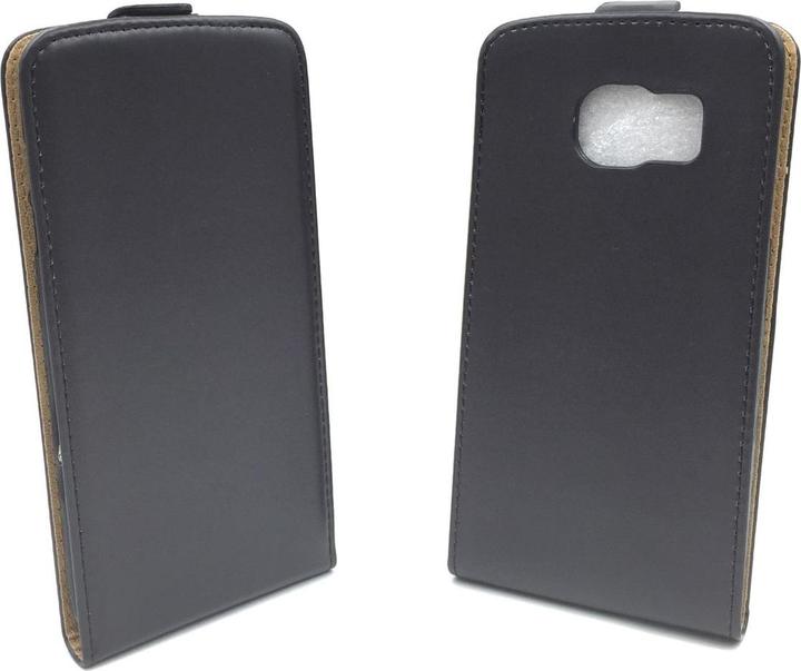 Actual product image König Design Mobile Phone Case for Samsung Galaxy S7 Edge Protective Wallet Cover 360 Case Black (Samsung Galaxy S7 Edge)