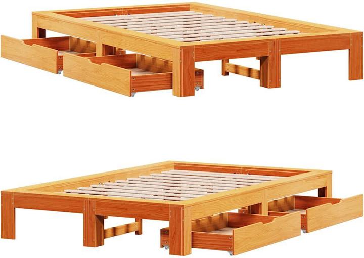 Image du produit vidaXL Bettrahmen (135 x 190 cm)