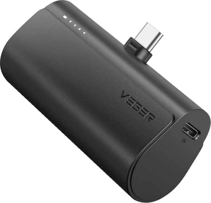 Image du produit Veger PlugOn Powerbank type-C - 5000mAh (5000 mAh, 20 W, 18.50 Wh)