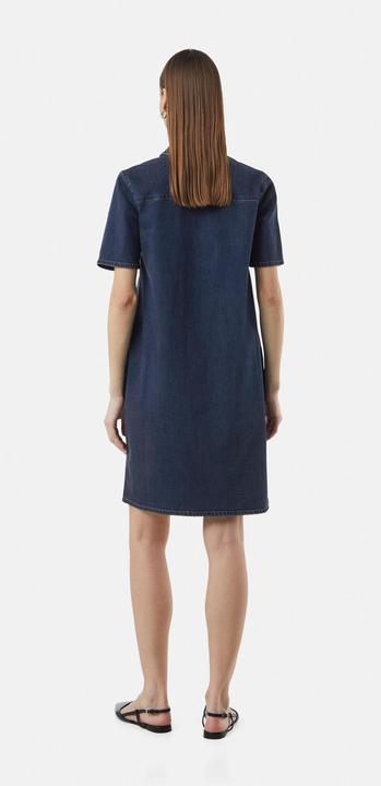 Image du produit Comma Kleid Elastisches Denim-Kleid mit seitlichen Eingrifftaschen (34)