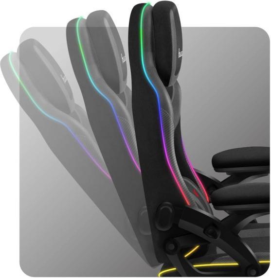 Actual product image Huzaro Fotel gamingowy Force 4.6 RGB Black Mesh