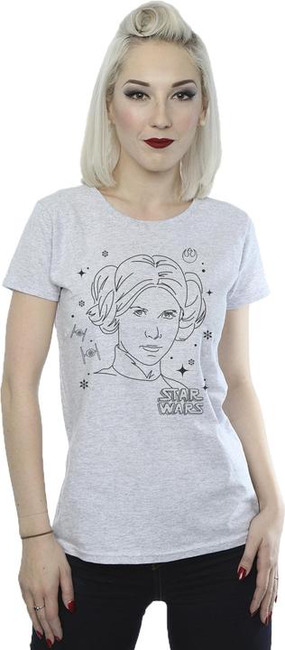 Produktbild Star Wars Episode IV: A New Hope Leia Christmas Sketch TShirt (XL)