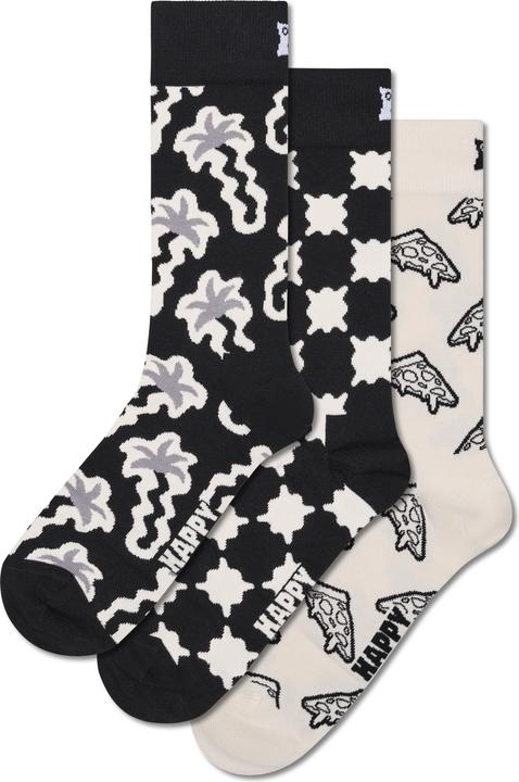 Immagine prodotto Happy Socks Strümpfe BLACK & WHITE Socken 3er Pack (confezione da 3, 41 - 46)