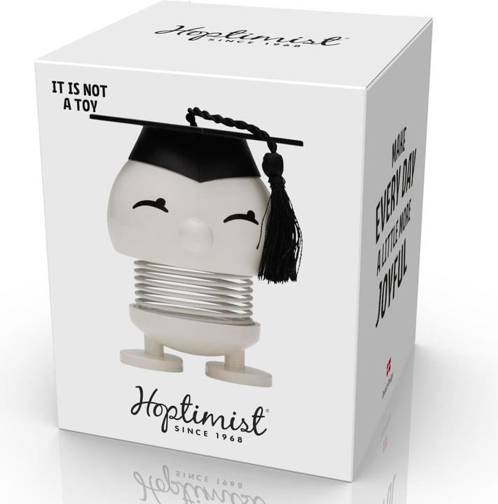 Actual product image Hoptimist Bimble IQ S 7.2 cm Stand-up, White/Black (Ø 5 x 7.5 cm)