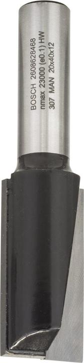 Produktbild Bosch Professional Zubehör Nutfräser, 12 mm, D1 20 mm, L 40 mm, G 81 mm