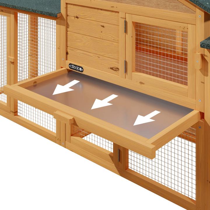 Actual product image Deuba Rabbit hutch