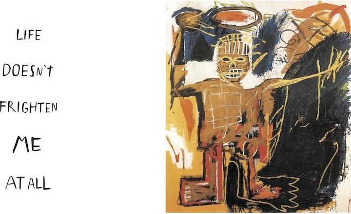 Produktbild Abrams & Chronicle Life Doesn't Frighten Me (Twenty-fifth Anniversary Edition) (Englisch, Maya Angelou, Jean-Michel Basquiat, Sara Jane Boyers, 2018)