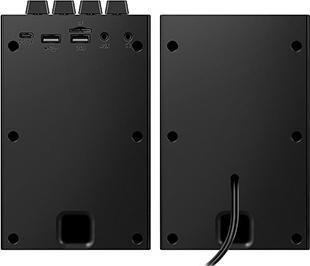 Produktbild Defender Lautsprechers FUTURO, 2.0, 20W, schwarz, AUX/Bluetooth, Hintergrundbeleuchtung