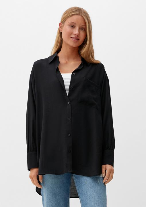Produktbild s.Oliver Bluse Crêpe-Bluse aus Viskosemix (36)