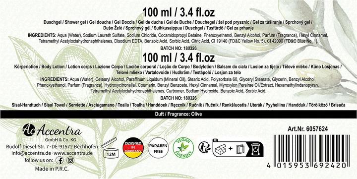 Produktbild Accentra Olive (Haarpflege Set, Körperpflegeset)