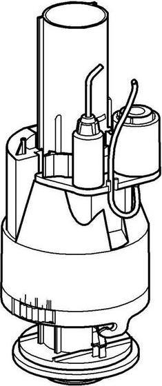 Produktbild Grohe 2-Mengen-Ablaufventil f Wd-Einb-Spülkästen 6 l/3 l