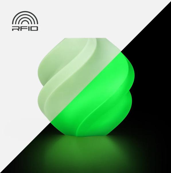 Bambu Lab Glow (PLA, 1.75 mm, 1000 g, Grün)