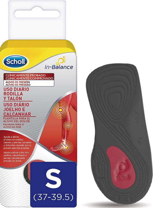 Actual product image Scholl In-Balance ¾ insoles for pain from knee to heel