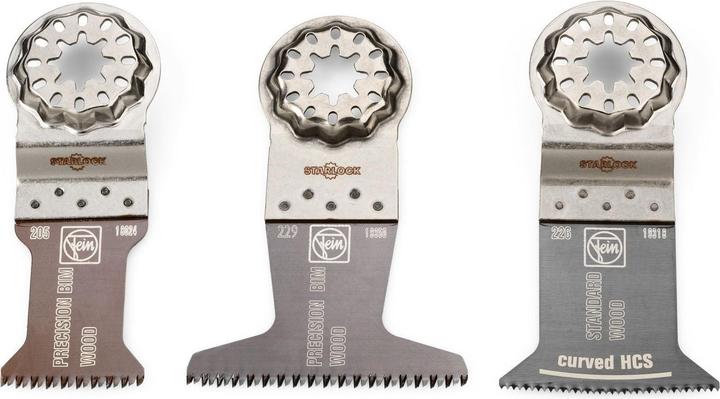 Actual product image Fein Plunge cut saw blade E-Cut Combo Starlock Wood, 3-piece