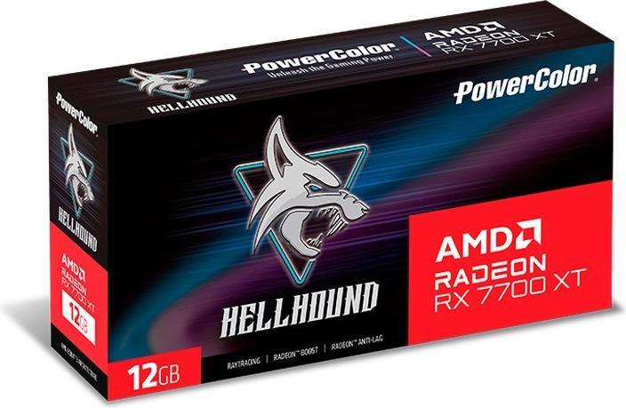 Actual product image Powercolor RX 7700 XT Hellhound (12 GB)