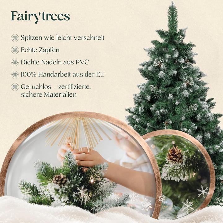 Image du produit FairyTrees Kunst-Weihnachtsbaum (220 cm)