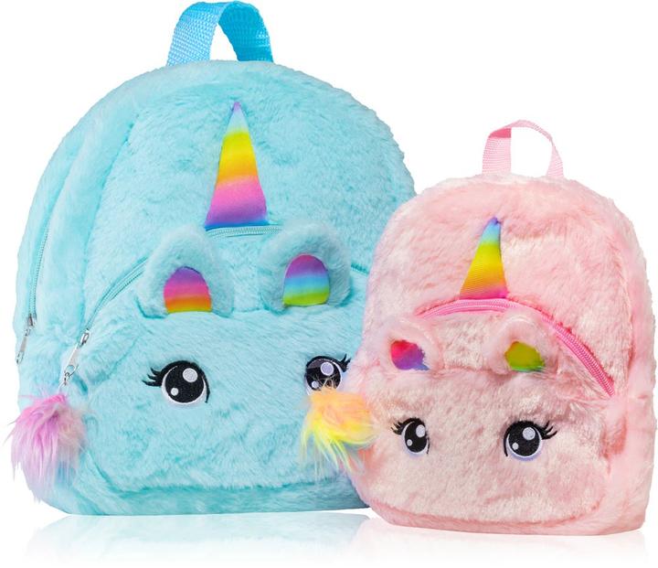 Produktbild BrushArt Flauschiger Einhorn-Rucksack