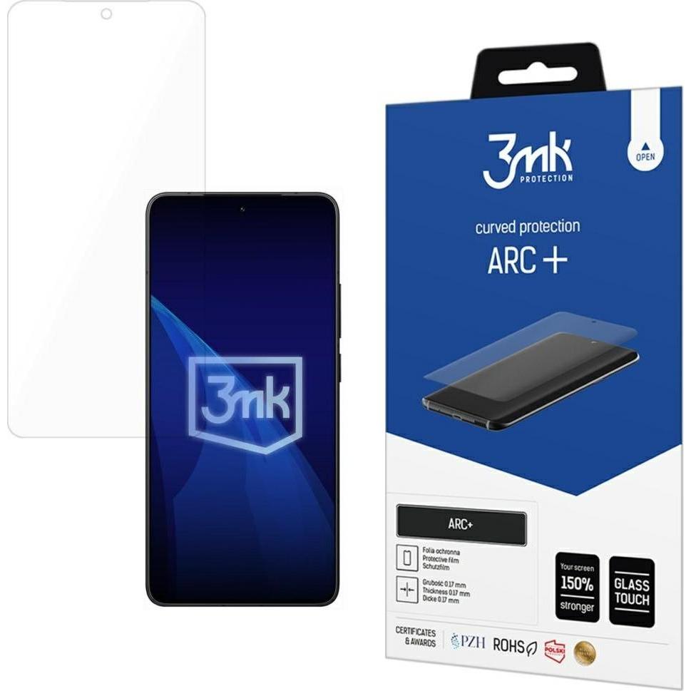 3Mk Trasparente Arc+ Protective Foil For Xiaomi Poco F7 Pro / Xiaomi Poco F7 Ultra (Xiaomi Poco F7 Pro, Xiaomi Poco F7 Ultra), Pellicola Protettiva Smartphone,
