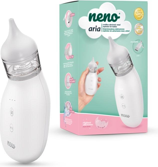 Immagine prodotto Neno Aria - aspiratore elettrico a basso costo per udrażniania nosa u dzieci
