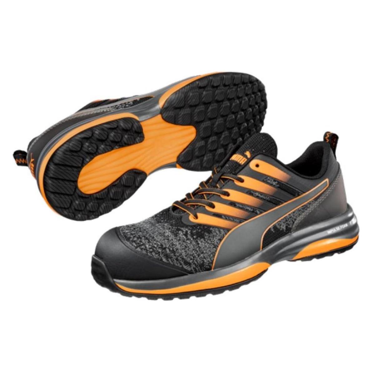 Puma, Werkschoenen, Charge Orange Low 644550294000046 Esd Veiligheids Lage Schoen S1P Schoenmaat (Eu), 46 Zwart, O (S1P, 46)