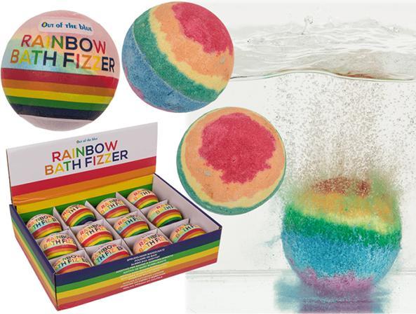 Actual product image Magni Bath ball rainbow D7cm 180g assorted 4 times (Bath bombs)