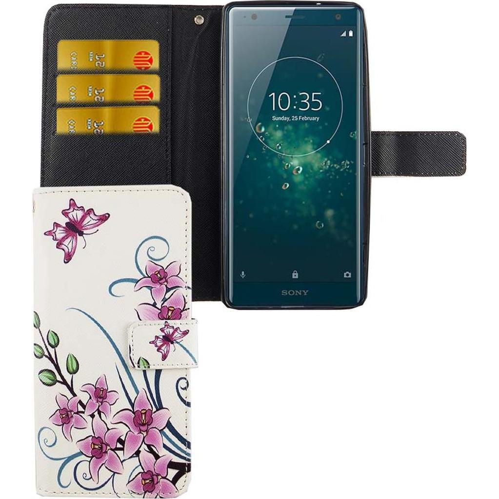 Thumbnail - König Design Hülle Handy Schutz für Sony Xperia XZ2 Case Cover Tasche Wallet Etui Handyhülle (Sony Xperia XZ2), Smartpho...
