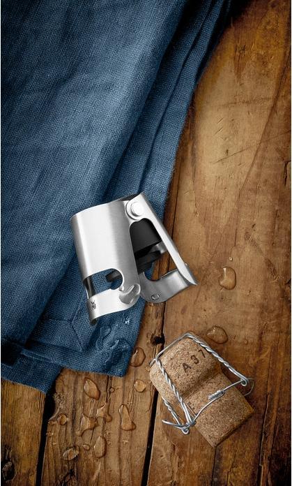 Productafbeelding WMF Champagne Champagne flessenstop Clever&More Roestvrij staal mat (Champagne sluiting)