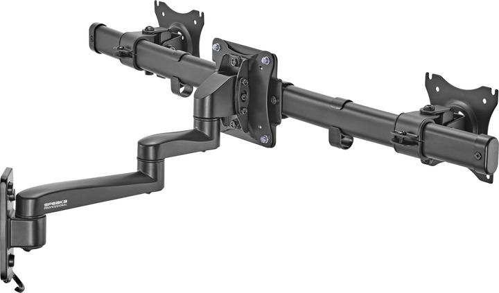 Actual product image SpeaKa Professional Double Monitor Mount 13 to 27 inch (Wall, 27", 10 kg)