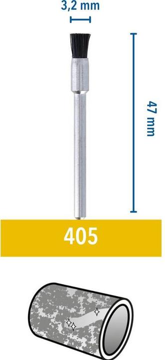 Produktbild Dremel Borstenbürste Ø 3,2 mm (3 Stück)