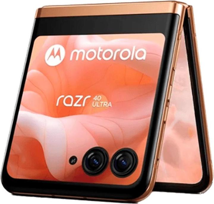 Produktbild Motorola Razr 40 Ultra (256 GB, Peach Fuzz, 6.90", SIM + eSIM, 5G)