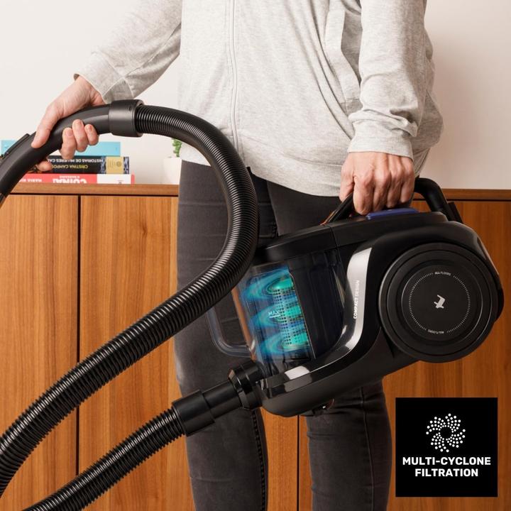 Produktbild Taurus Powerful 850W Cyclonic Vacuum with Dual Filtration, Removable Tank, and Auto Cord Reel