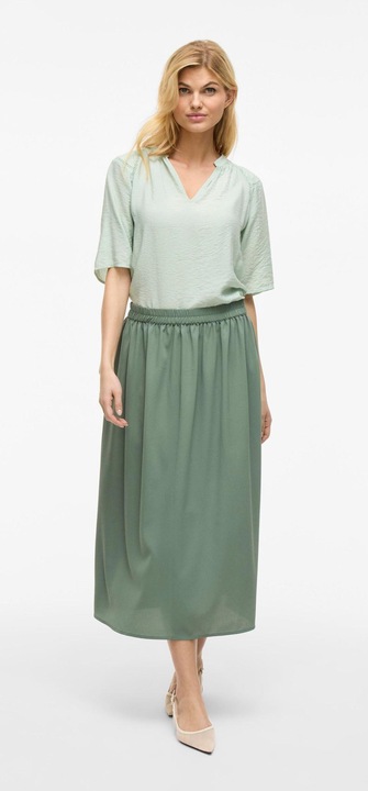 Actual product image Vila High Waist Midirock (34)