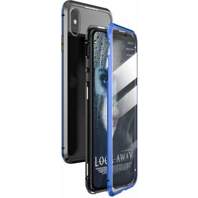 Thumbnail - MU Classic 360 Grad Hülle mit Magnet-Technologie (Apple iPhone XS Max), Smartphone Hülle, Blau, Schwarz