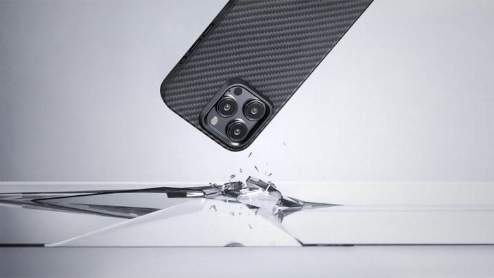 Immagine prodotto Pitaka Custodia MagEZ Pro per iP 15 Pro Max (Nero/Grigio Twill) 1500D (Apple iPhone 15 Plus)