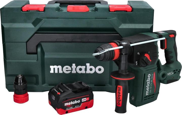 Immagine prodotto Metabo KH 18 LTX BL 24 Q Batteria combinata martello 18 V 2.2 J + 1x batteria 8.0 Ah + metaBOX - senza (Batteria ricaricabile)
