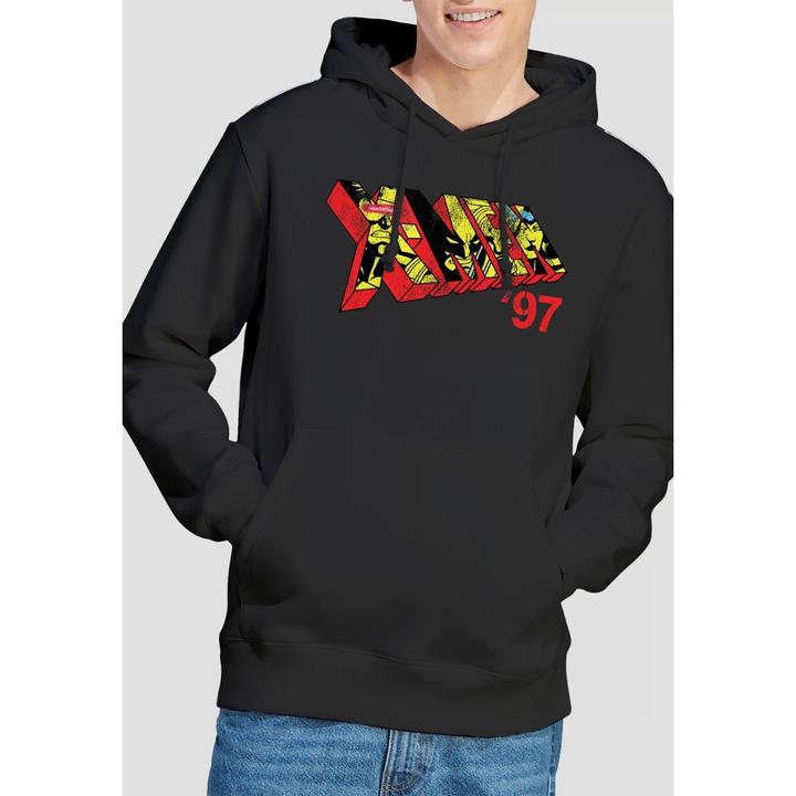 Image du produit X-Man - Sweat à capuche style Logo bande dessinée - Adulte (M)