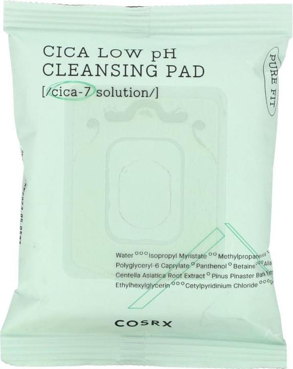 Productafbeelding Cosrx Pure Fit Cica Low pH Cleansing Pad 100 Pads (Gezichtsreinigingsdoekjes)