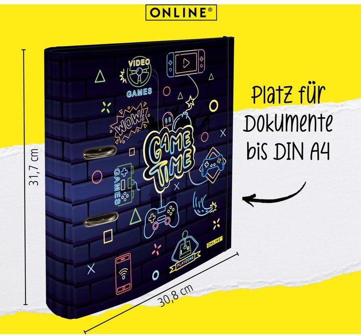 Actual product image Online Game Time folder 7cm (A4, 70 mm, 1 Piece)