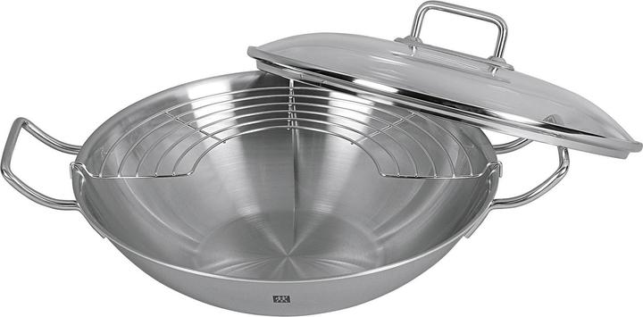 Produktbild Zwilling Wok Plus (32 cm, Wok Pfanne, Edelstahl)