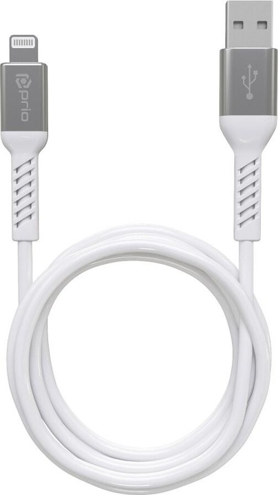 Actual product image prio Charge & Sync USB A to Lightning Cable Mfi certified 2m white (2 m)