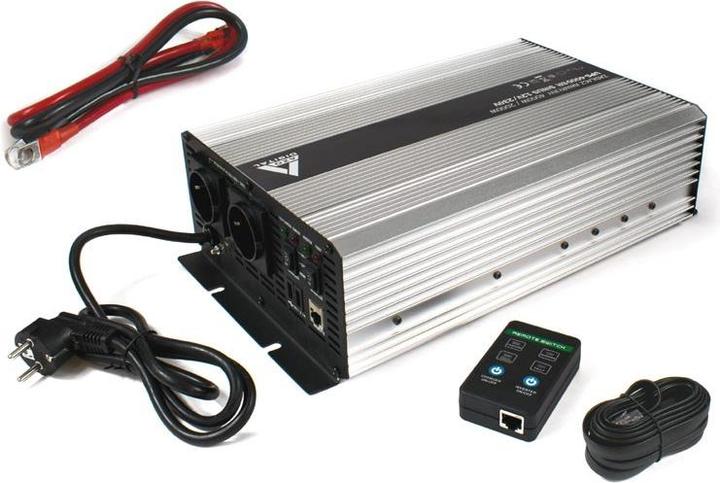 Immagine prodotto Digital Gruppo di continuità (UPS + AVR) AZO 12V UPS-4000SR Sine 4000W/2000W 12V/... (4000 VA, 2000 W)