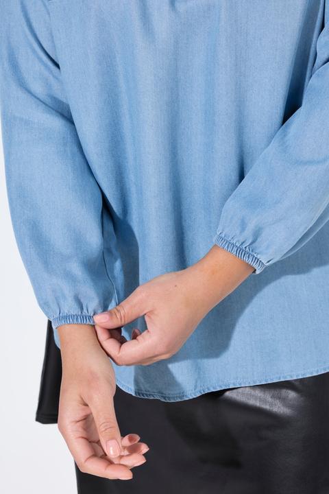 Produktbild Miamoda Bluse, A-Linie, Lyocell, Langarm (48)