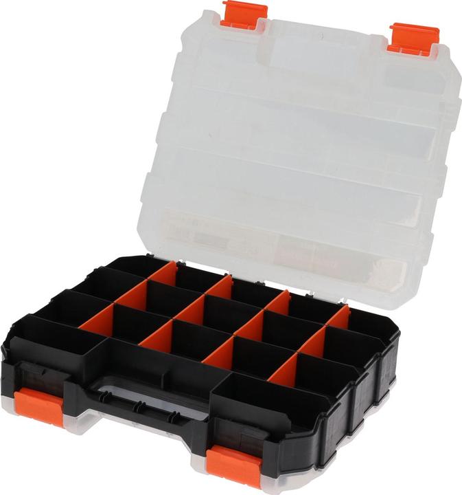 Produktbild FX Tools Sortimentsbox, Box für Schrauben und Kleinteile, 32 x 27 x 8 cm